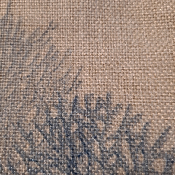 Onker Linen Cotton Square Coastal Beach Throw Pillow Cover 18" x 18" - Picture 3 of 8